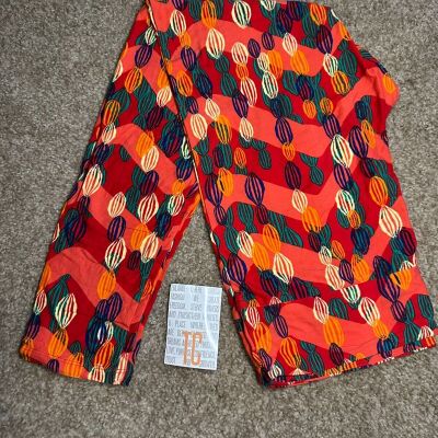 Lularoe Leggings TC Tall Curvy Colorful Red Pink Blue Orange Teal Chevron